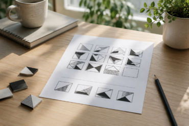 European Matrix Test visual reasoning assessment with abstract pattern questions and score analysis