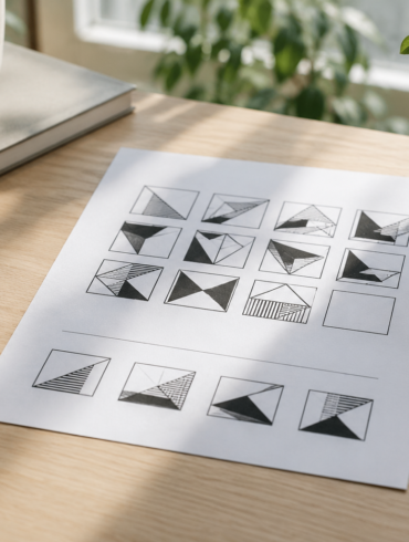 European Matrix Test visual reasoning assessment with abstract pattern questions and score analysis
