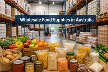 Wholesale food supply warehouse in Australia.