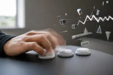 Geometry Dash Spam player practicing fast reflexes and timing during a difficult gameplay section