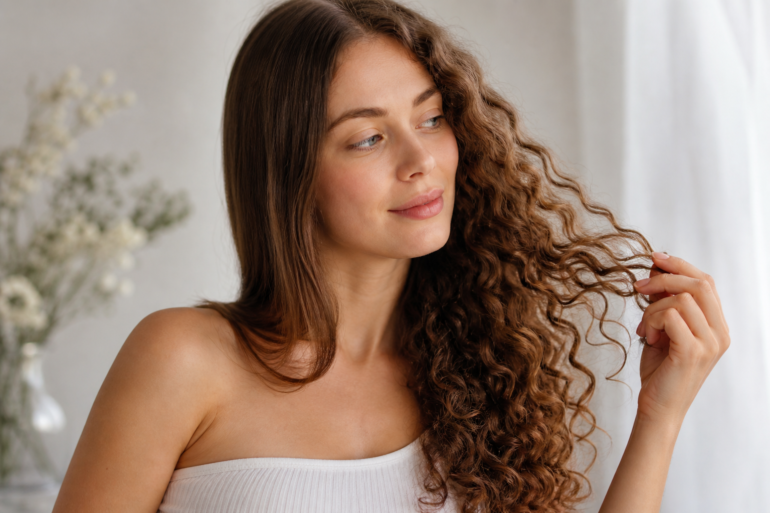 Hair Is Curly natural hair texture changing over time with healthy curls and soft styling