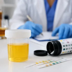 Urine alcohol test sample showing how long alcohol stays in urine for standard alcohol testing