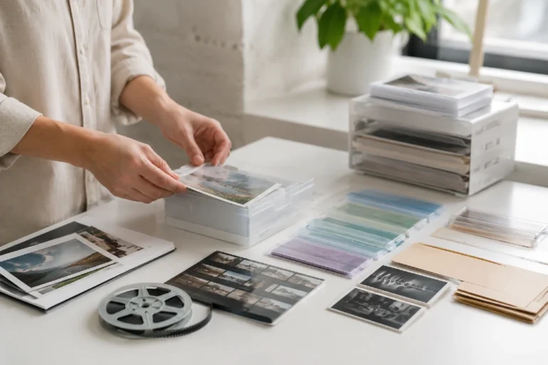Simple Media System dashboard organizing digital content, images, videos, and media files for smarter content management