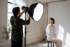 Studio Lighter setup for better photos and videos in a small creative studio
