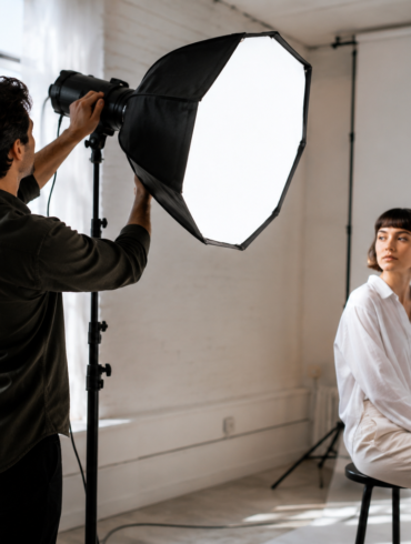 Studio Lighter setup for better photos and videos in a small creative studio