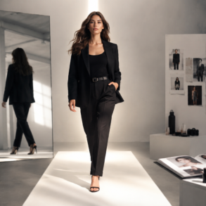 What Are the Qualities of a Successful Model with confident fashion model posing professionally during a photoshoot