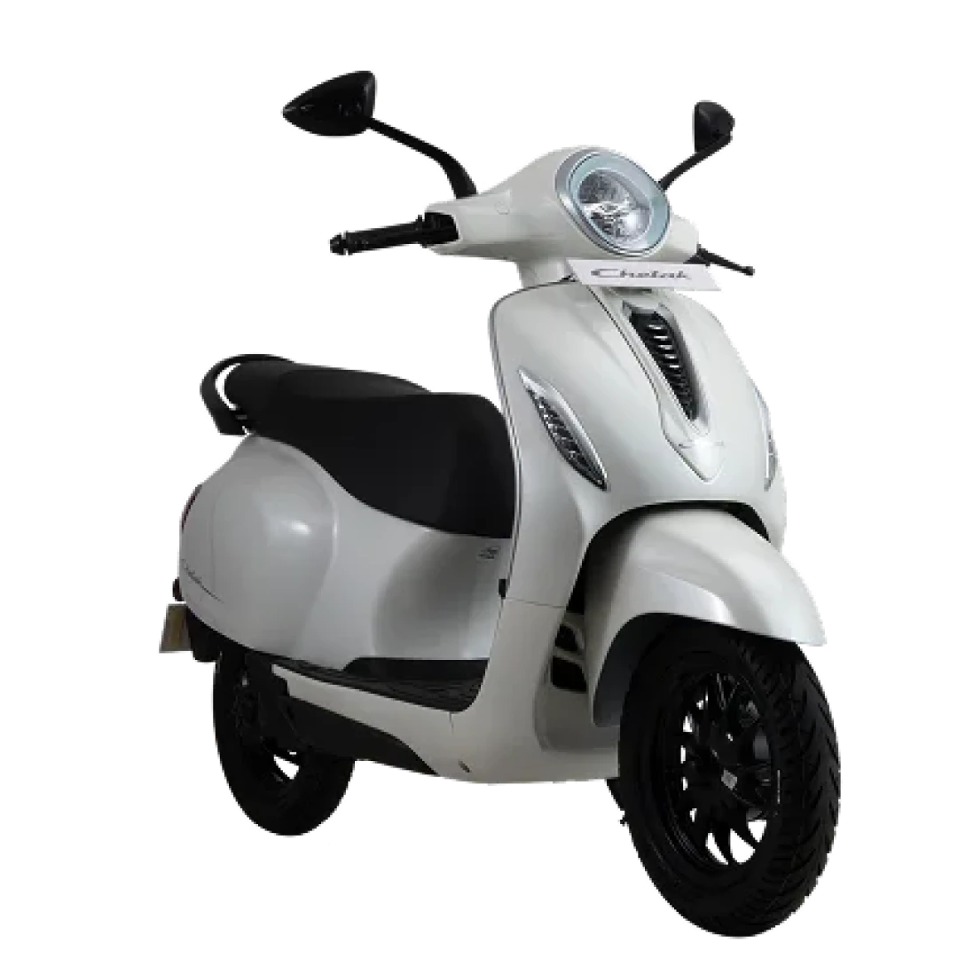 Red electric scooter with a sleek design on a black background, featuring bold "C3501" branding above it. The scooter has a modern headlight and smooth curves.