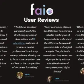 User reviews for Faio AI, detailing its benefits for small business, clinical observations, economics teaching, and creative brainstorming.