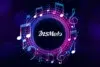 Colorful music notes encircle the text "InsMelo" on a dark purple background. The vibrant design conveys a lively and dynamic musical theme.
