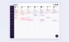 Salonist appointment scheduling interface showing a daily calendar with staff names, service types, and client bookings for multiple professionals.