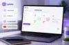 Laptop displaying the Lynote AI platform dashboard, with AI Humanizer, AI Detector, AI Image Detector, and YouTube Transcript tools listed beside it.